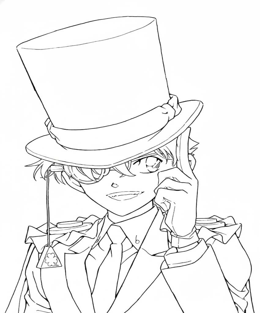 まじっく快斗 描く ぬりえ