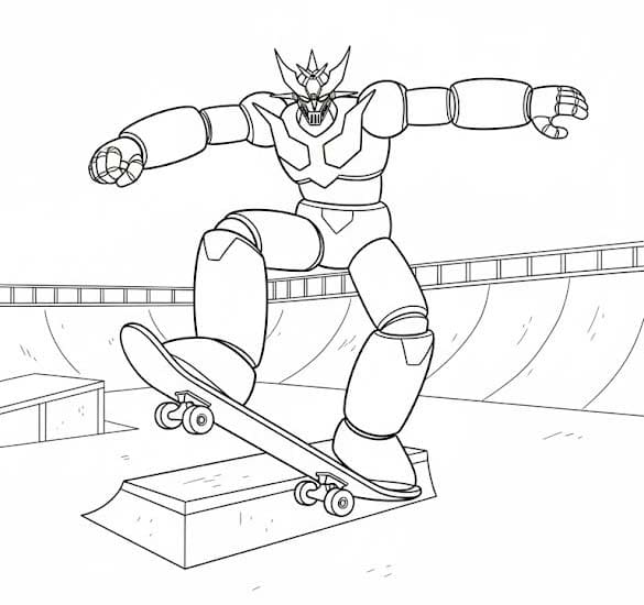 マジンガーZ 無料 ぬりえ