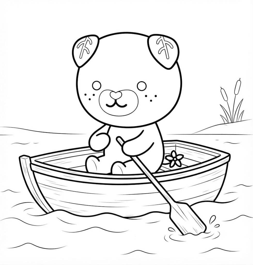 みきゃん 基本的な ぬりえ