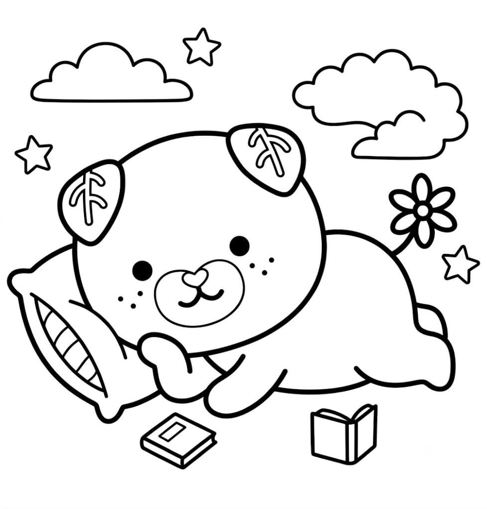 みきゃん 無料で印刷可能 ぬりえ
