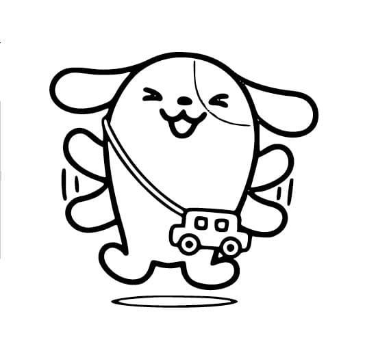 みちまるくん 画像 かわいい ぬりえ