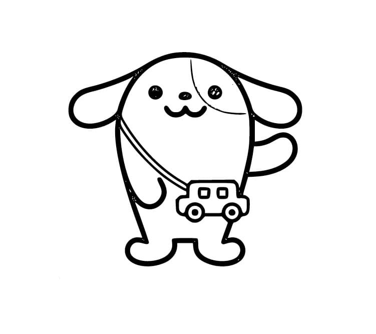 みちまるくん 画像 ぬりえ