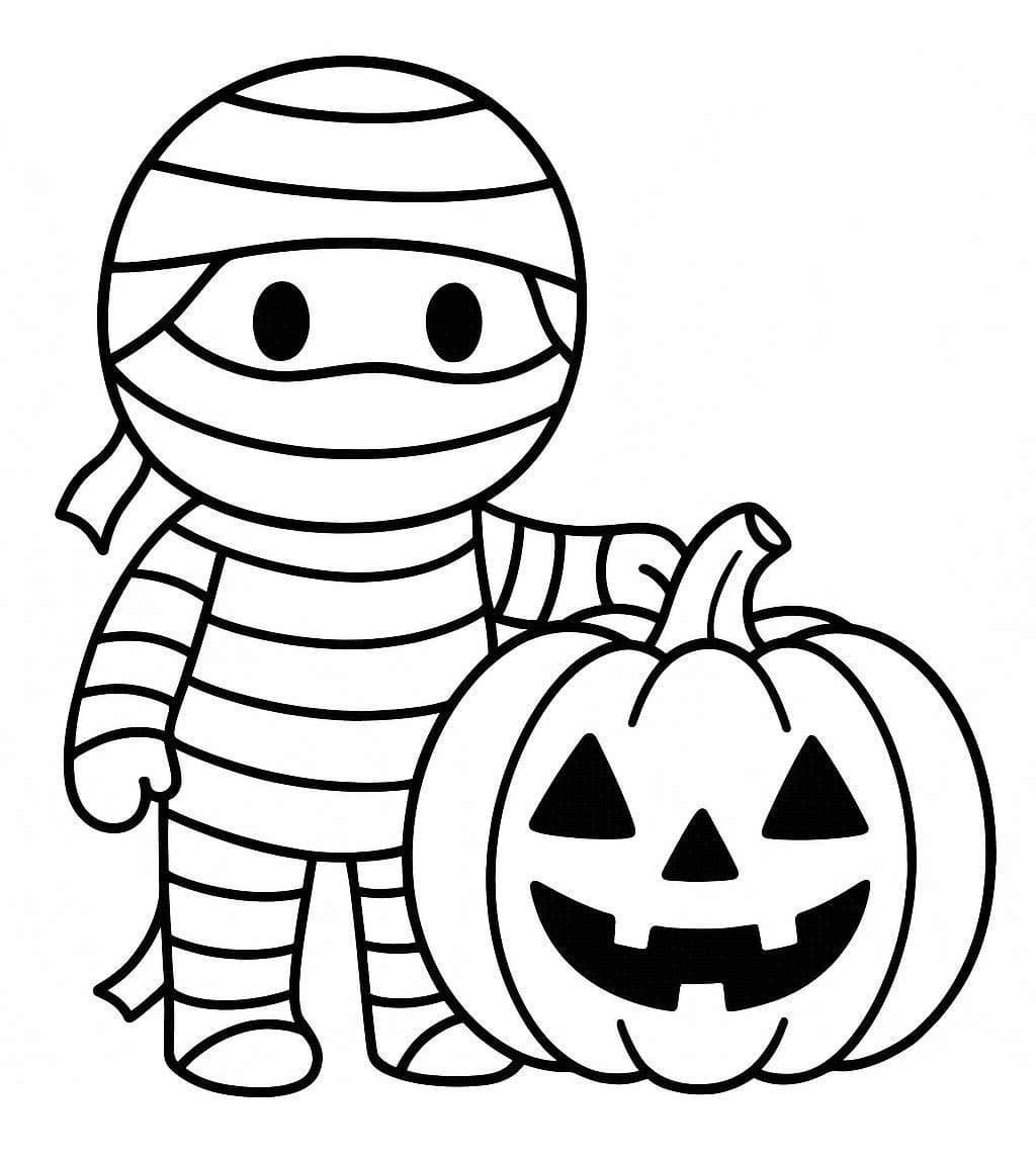 ミイラ 画像 ぬりえ