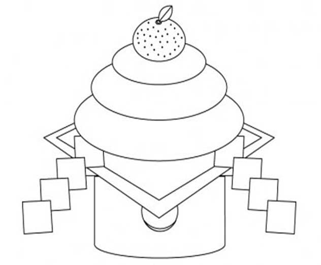 餅 画像 ぬりえ