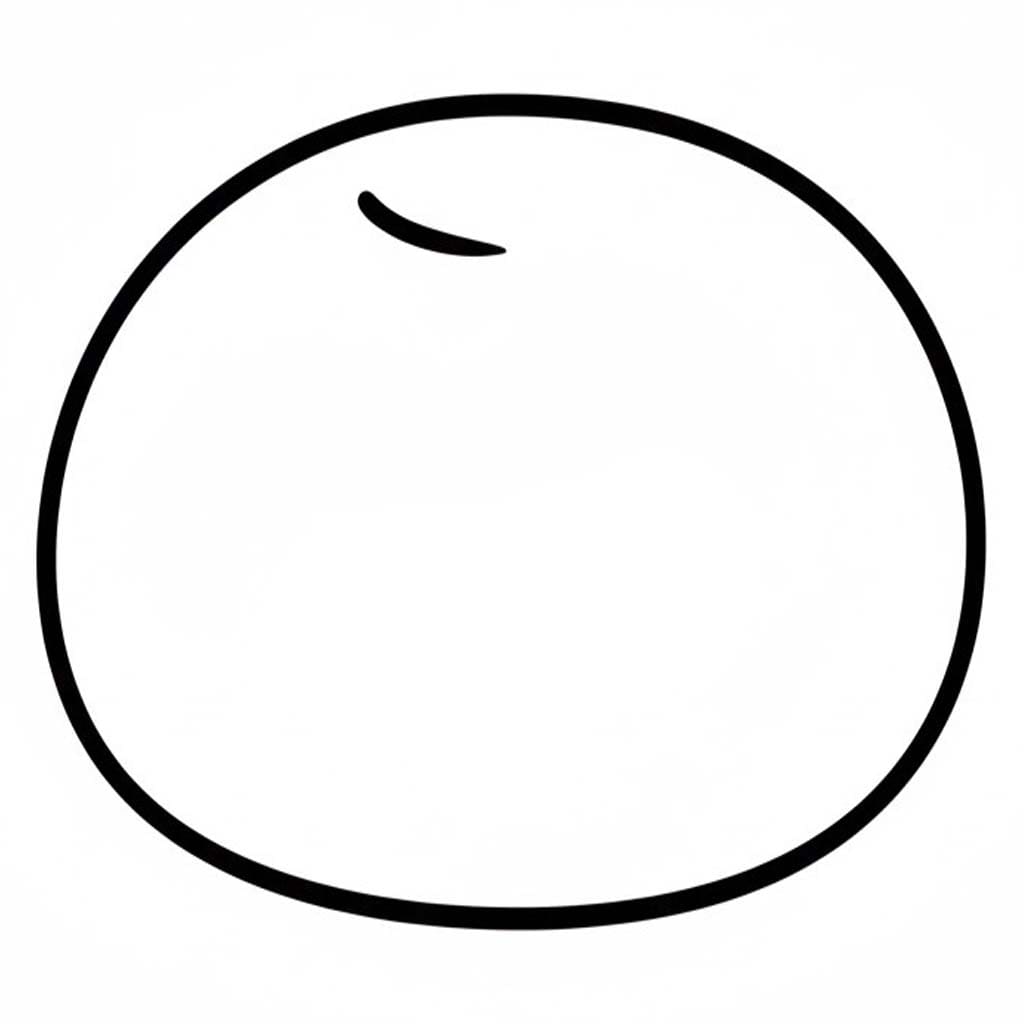 餅 基本的な ぬりえ