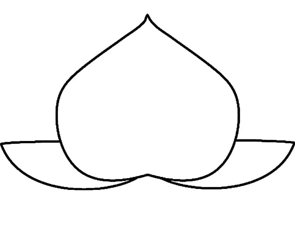 ももたろう 4 ぬりえ