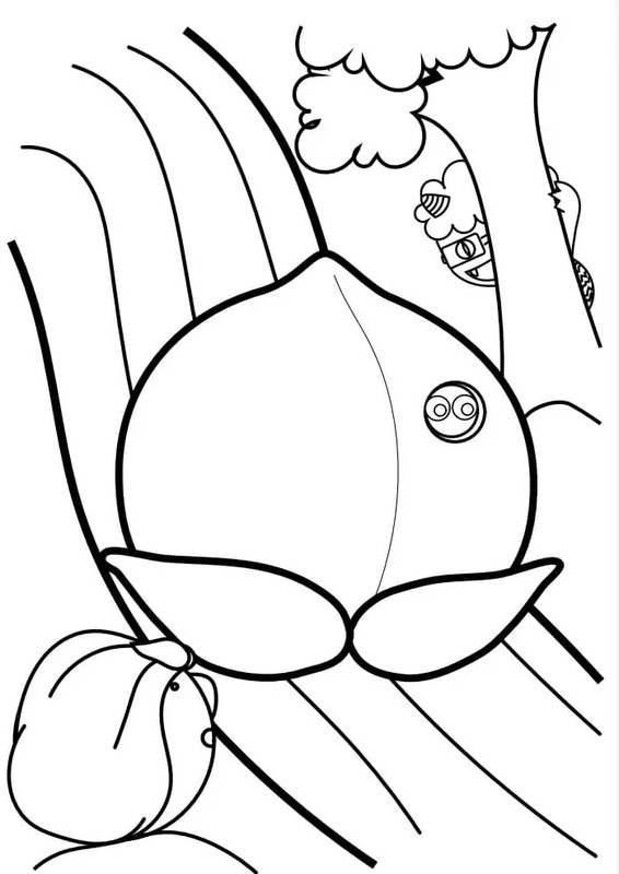 ももたろう画像 ぬりえ