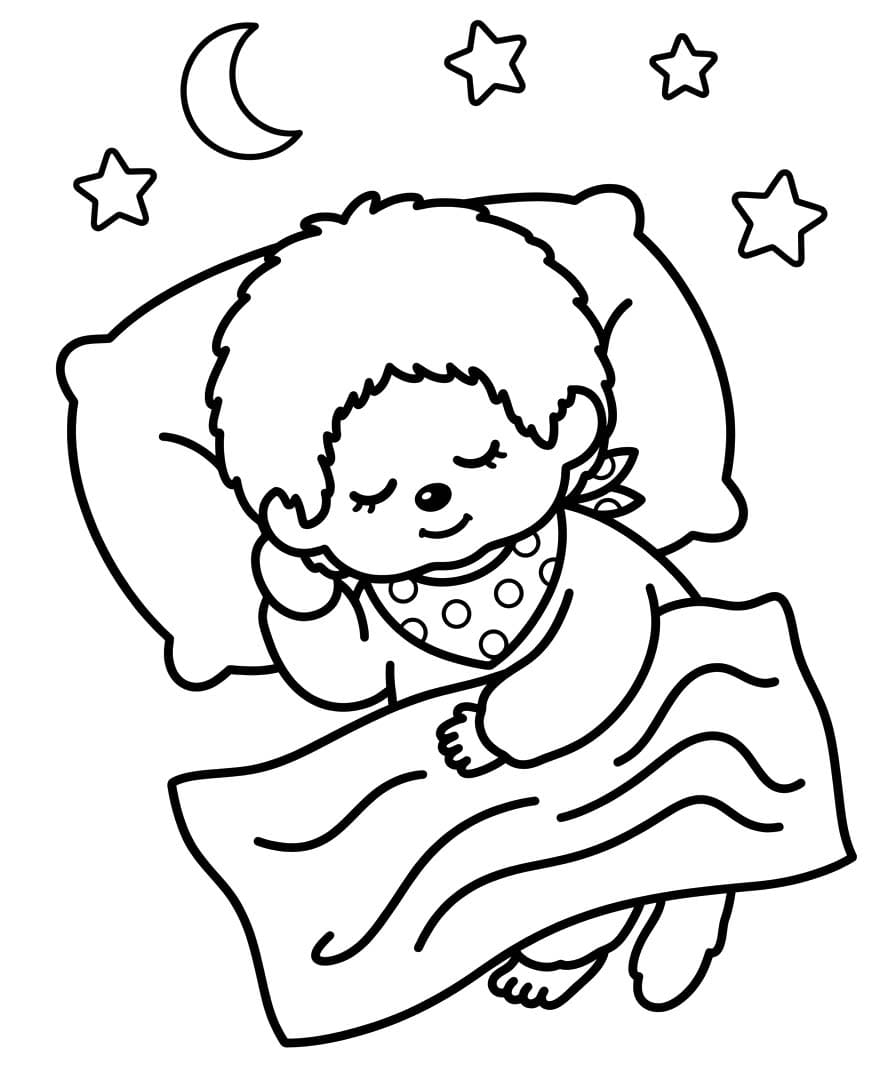 モンチッチ 画像 ぬりえ