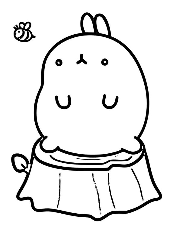 モラン 印刷 ぬりえ