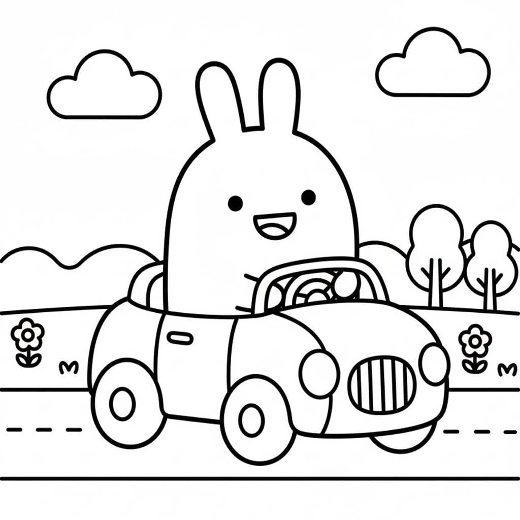 モラン 描く ぬりえ