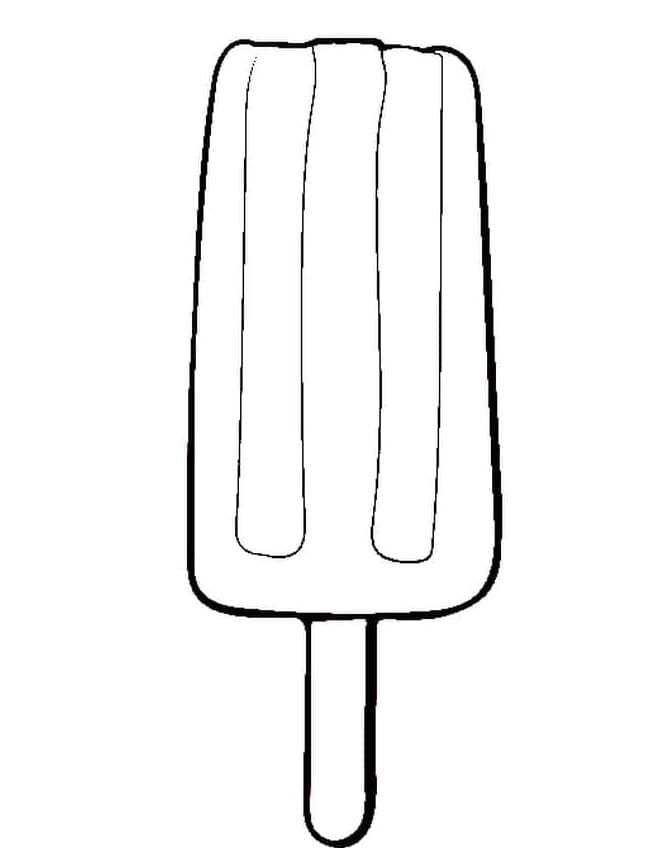 無料 アイスキャンディー ぬりえ