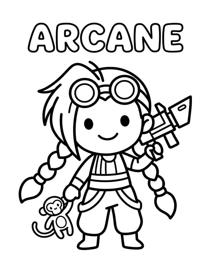 無料 アーケイン 描く ぬりえ