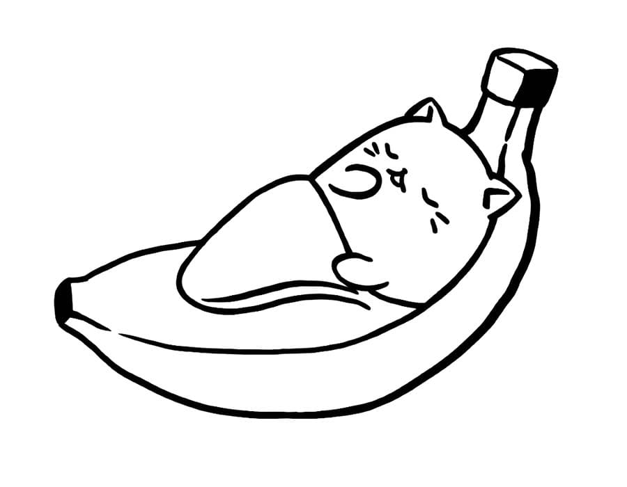 無料で ばなにゃ ぬりえ