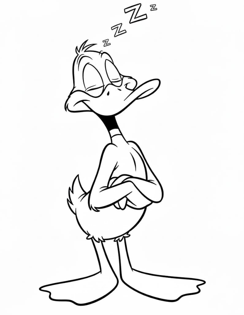 無料で ダフィー・ダック ぬりえ