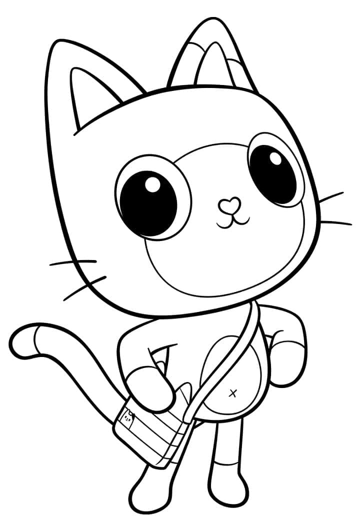 無料で ギャビーのドールハウス 描く ぬりえ