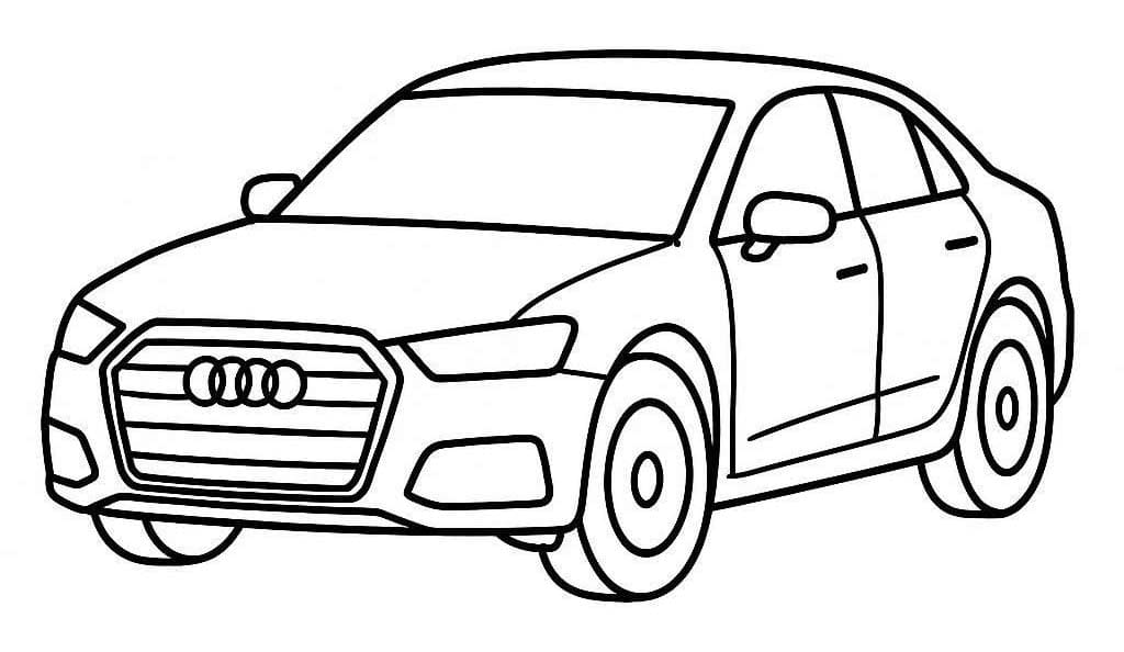 無料で印刷可能 アウディ 描く ぬりえ