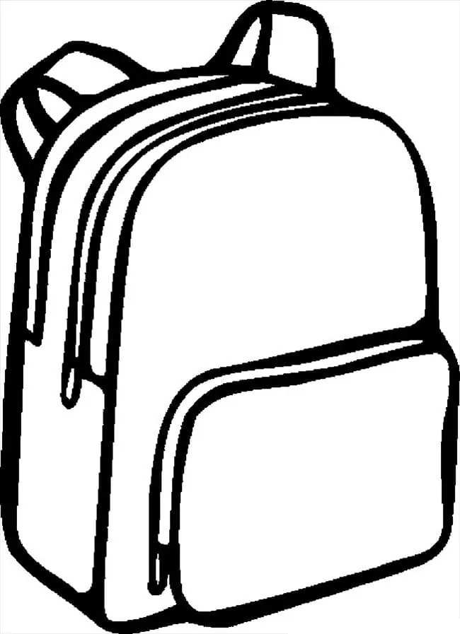 無料で印刷可能 バックパック 描く ぬりえ
