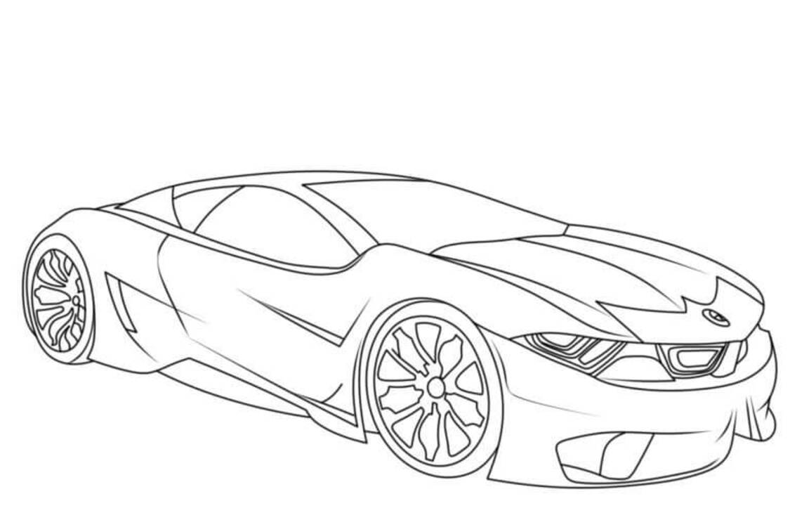 無料で印刷可能 BMW 描く ぬりえ