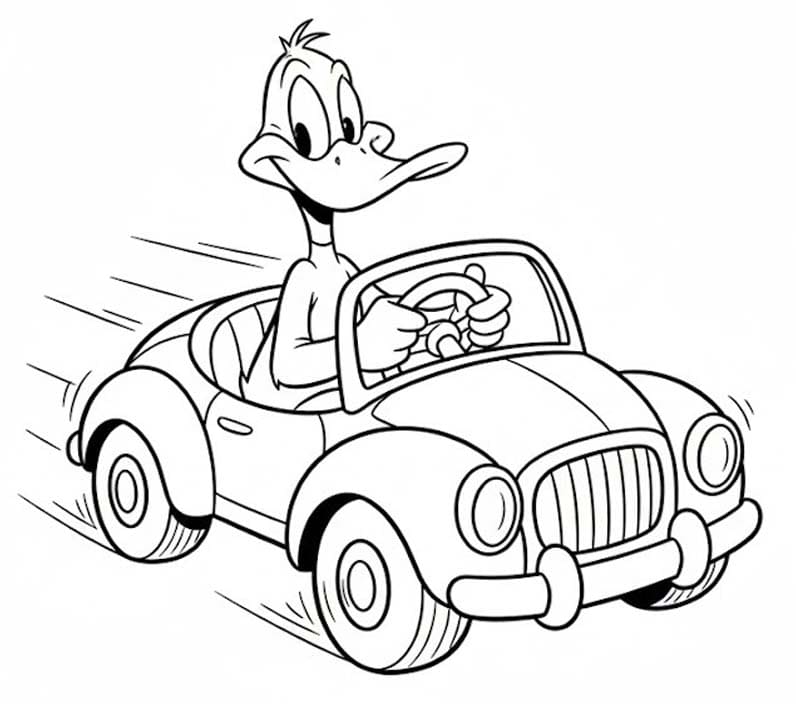 無料で印刷可能 ダフィー・ダック ぬりえ