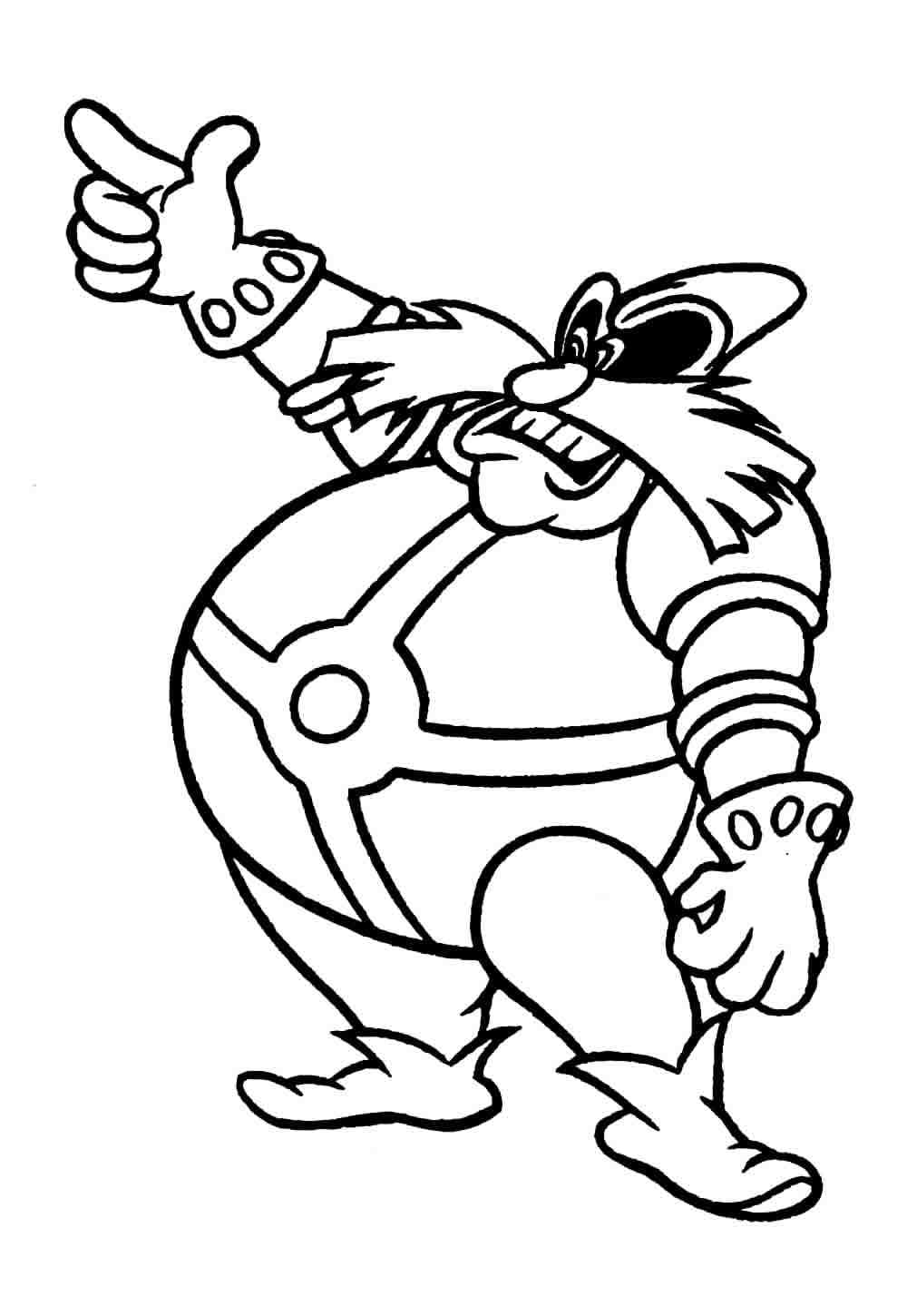 無料で印刷可能 ドクター・エッグマン 描く ぬりえ