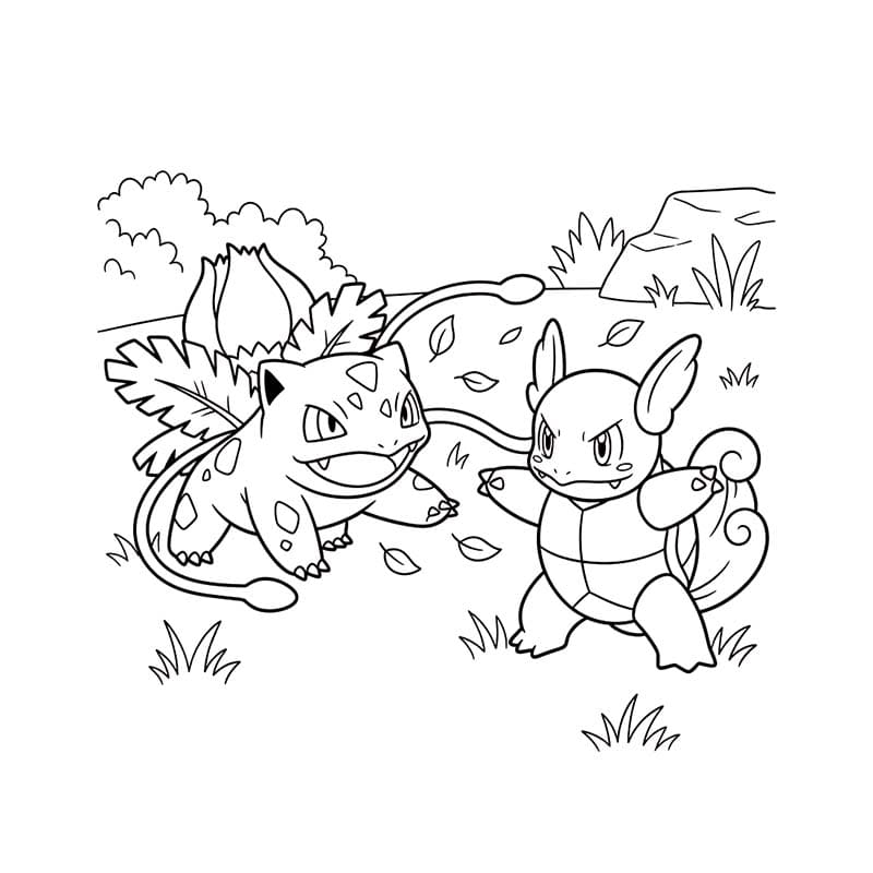 無料で印刷可能 フシギソウ 描く ぬりえ