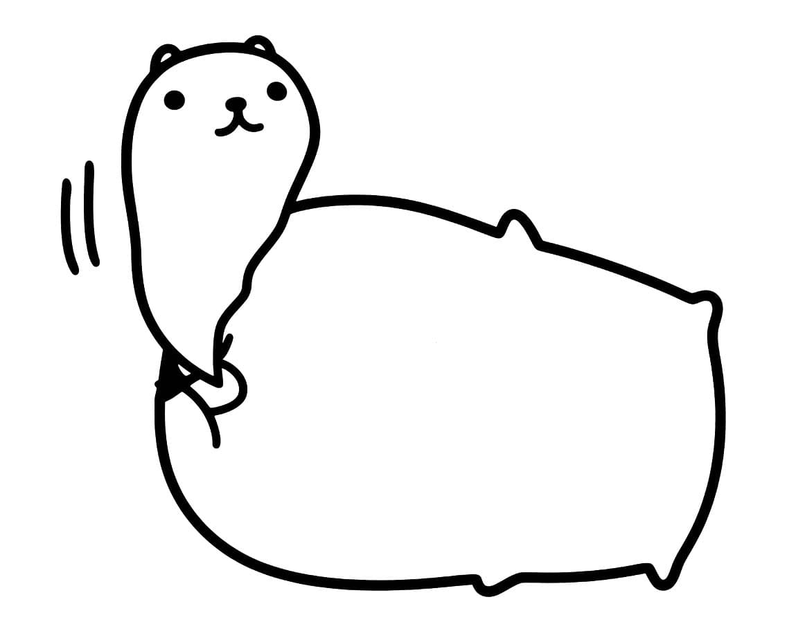 無料で印刷可能 カピバラさん 描く ぬりえ