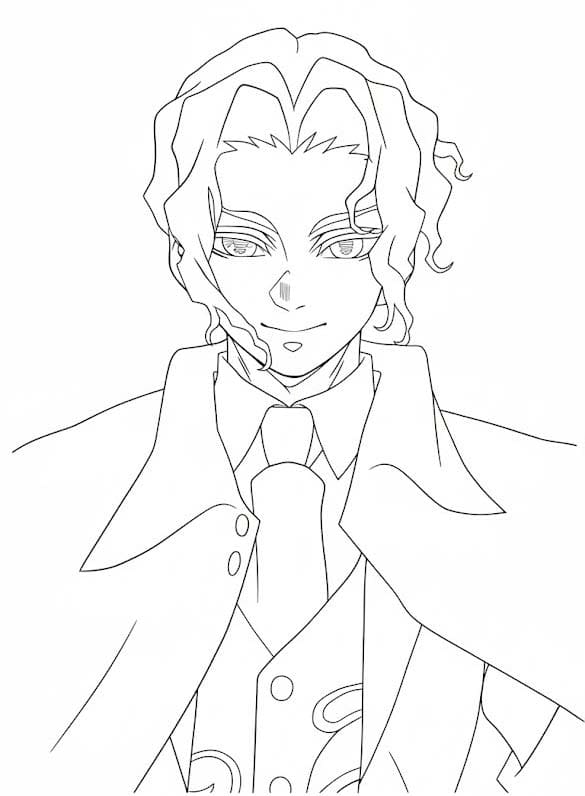 無料で印刷可能 鬼舞辻無惨 描く ぬりえ