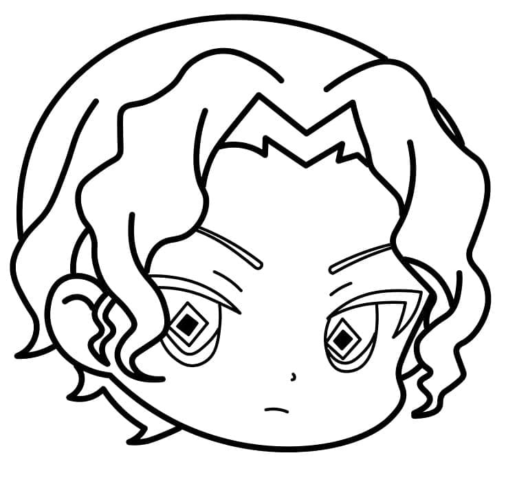 無料で印刷可能 鬼舞辻無惨 ぬりえ