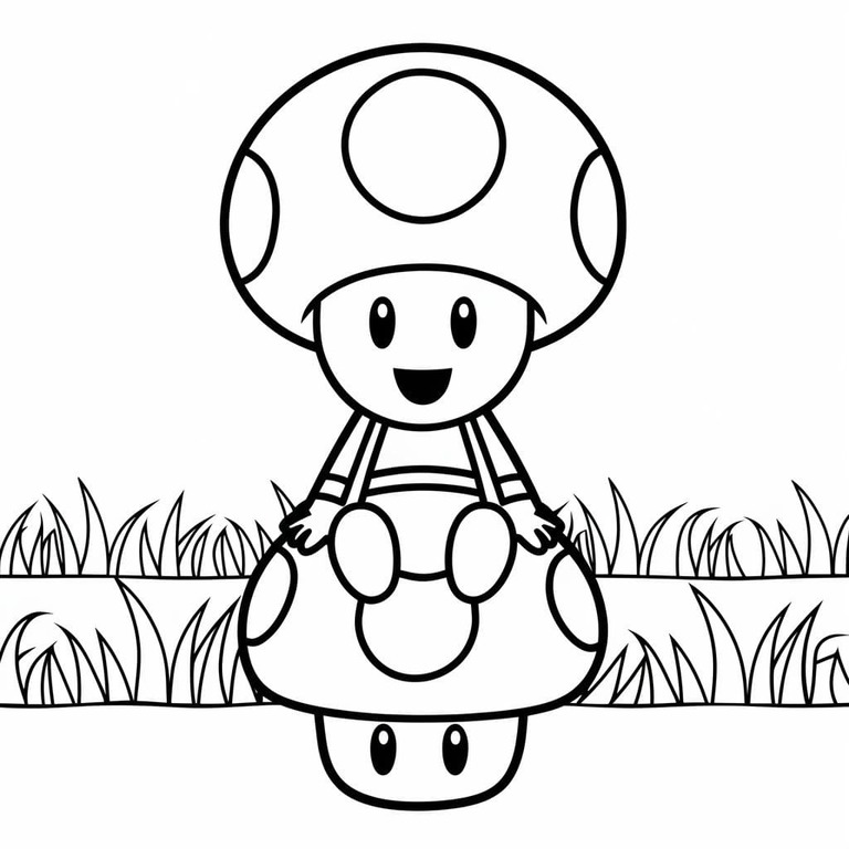 無料で印刷可能 キノピコ ぬりえ