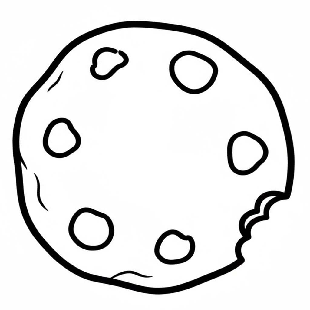 無料で印刷可能 クッキー 画像 ぬりえ