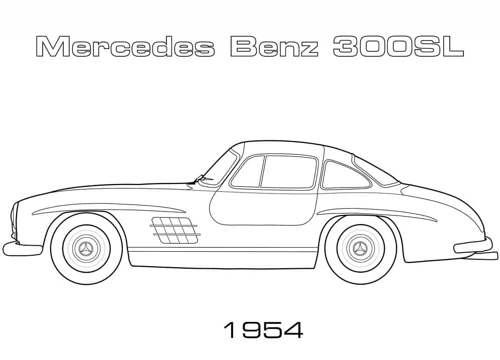 無料で印刷可能 メルセデス ぬりえ