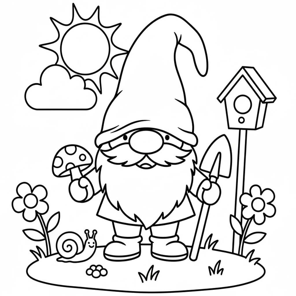 無料で印刷可能 ノーム 描く ぬりえ