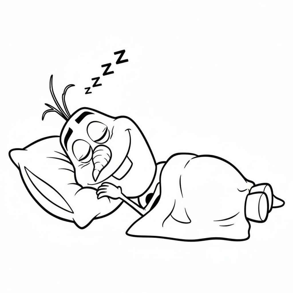 無料で印刷可能 オラフ 描く ぬりえ