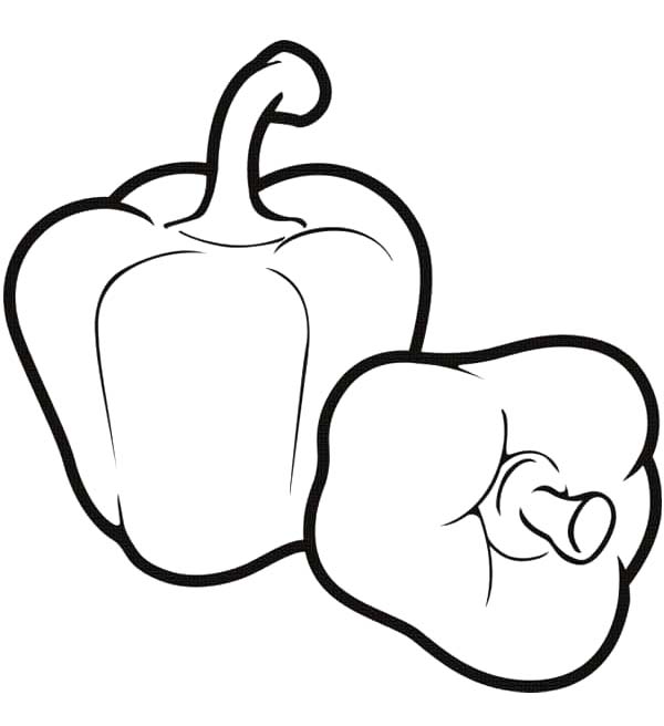 無料で印刷可能 ピーマン 描く ぬりえ
