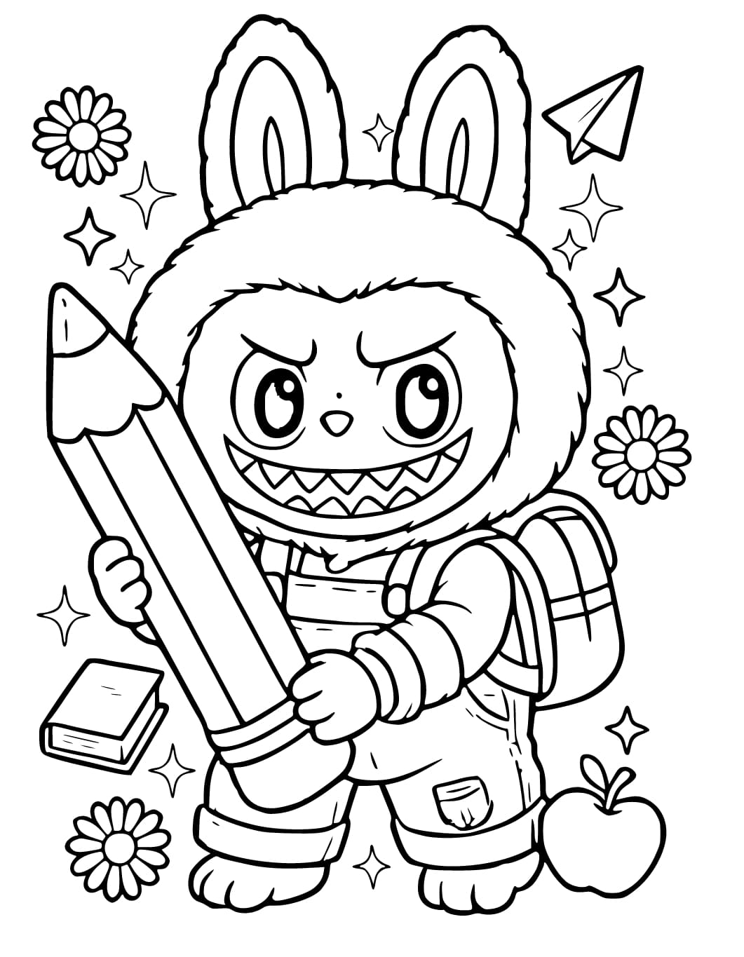 無料で印刷可能 ラブブ 描く ぬりえ