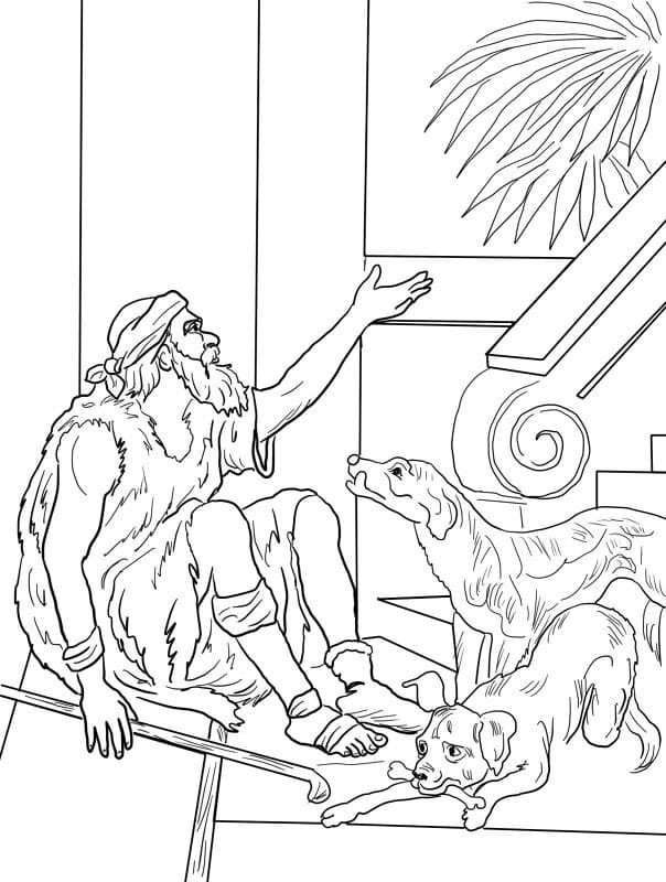 無料で印刷可能 ラザロ 描く ぬりえ