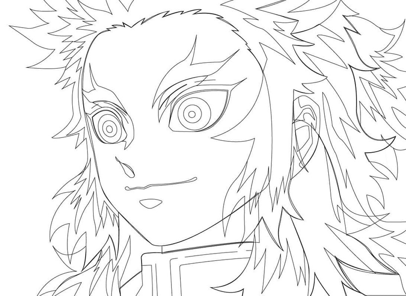 無料で印刷可能 れんごくきょうじゅろう ぬりえ