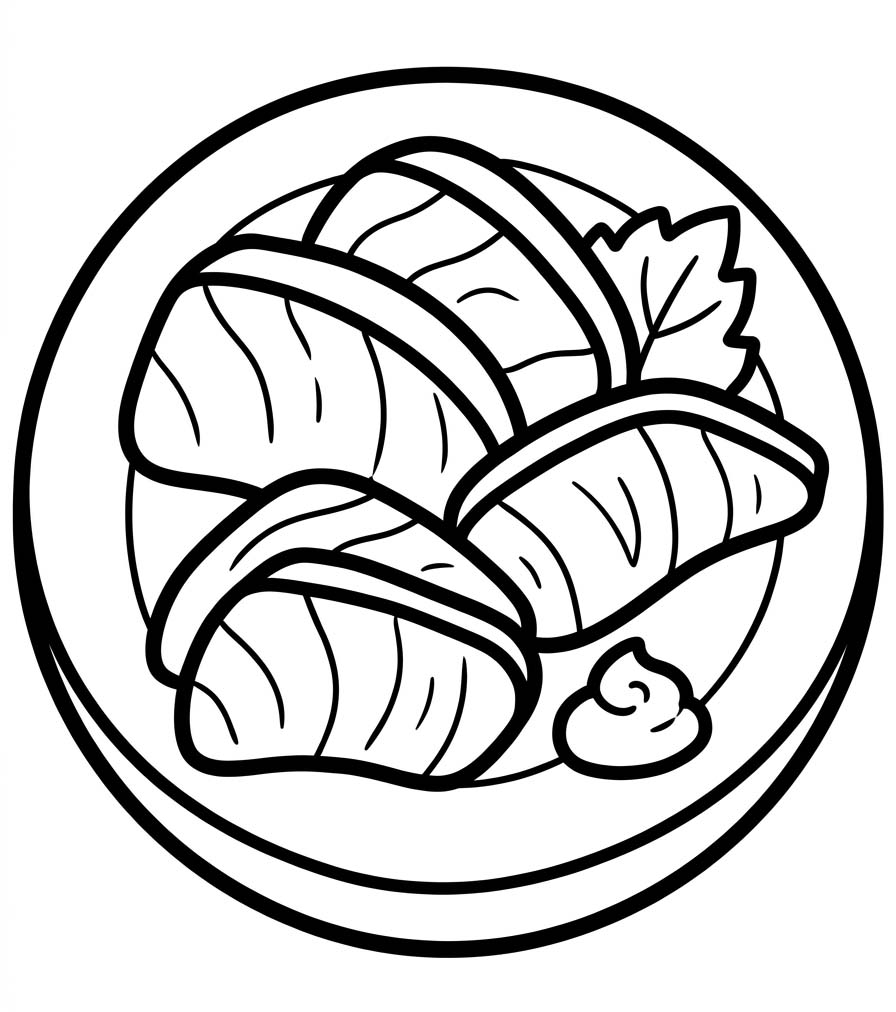 無料で印刷可能 刺身 ぬりえ