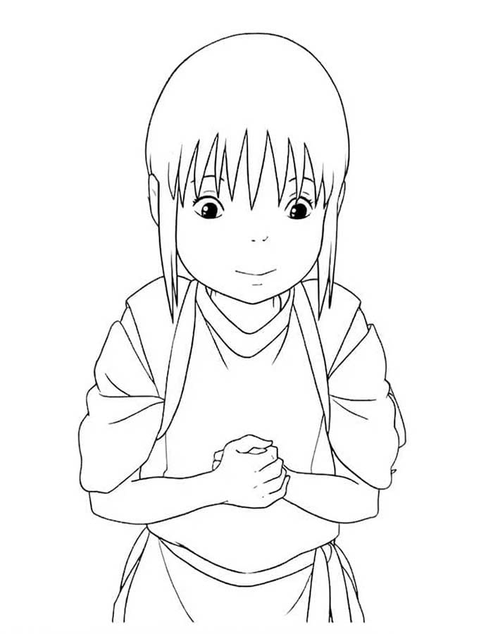 千と千尋の神隠し ぬりえ ぬりえ