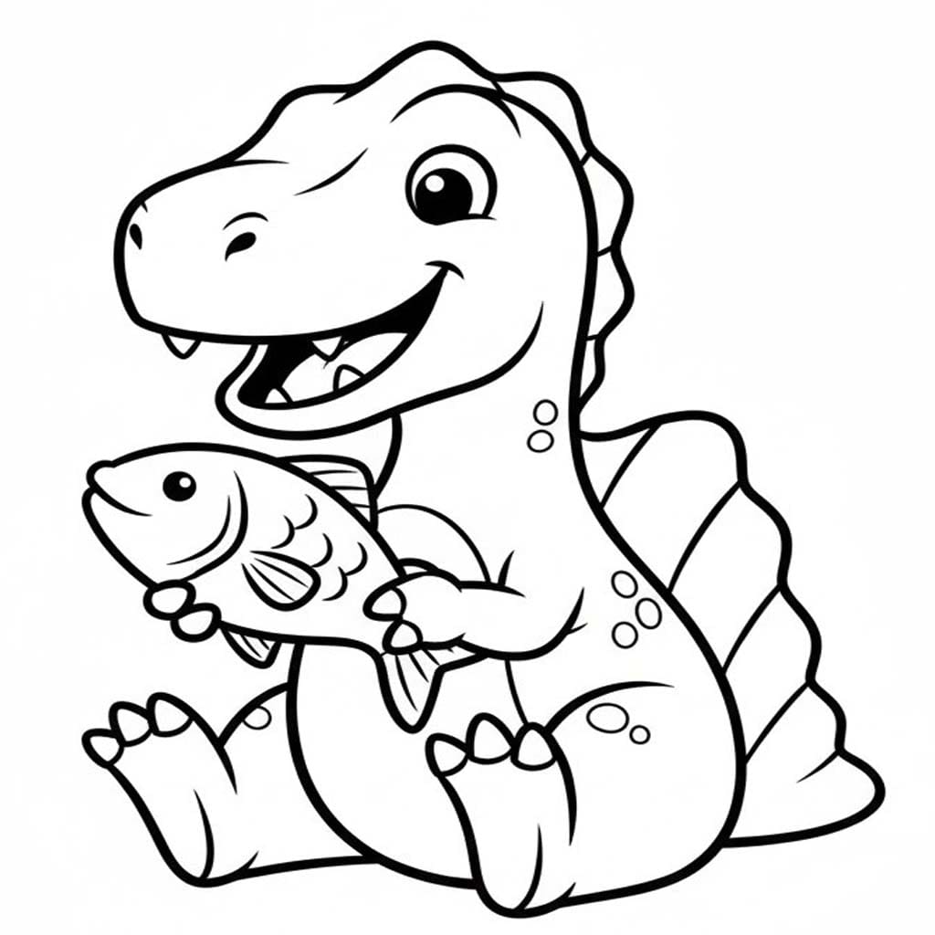 無料で印刷可能 スピノサウルス 描く ぬりえ