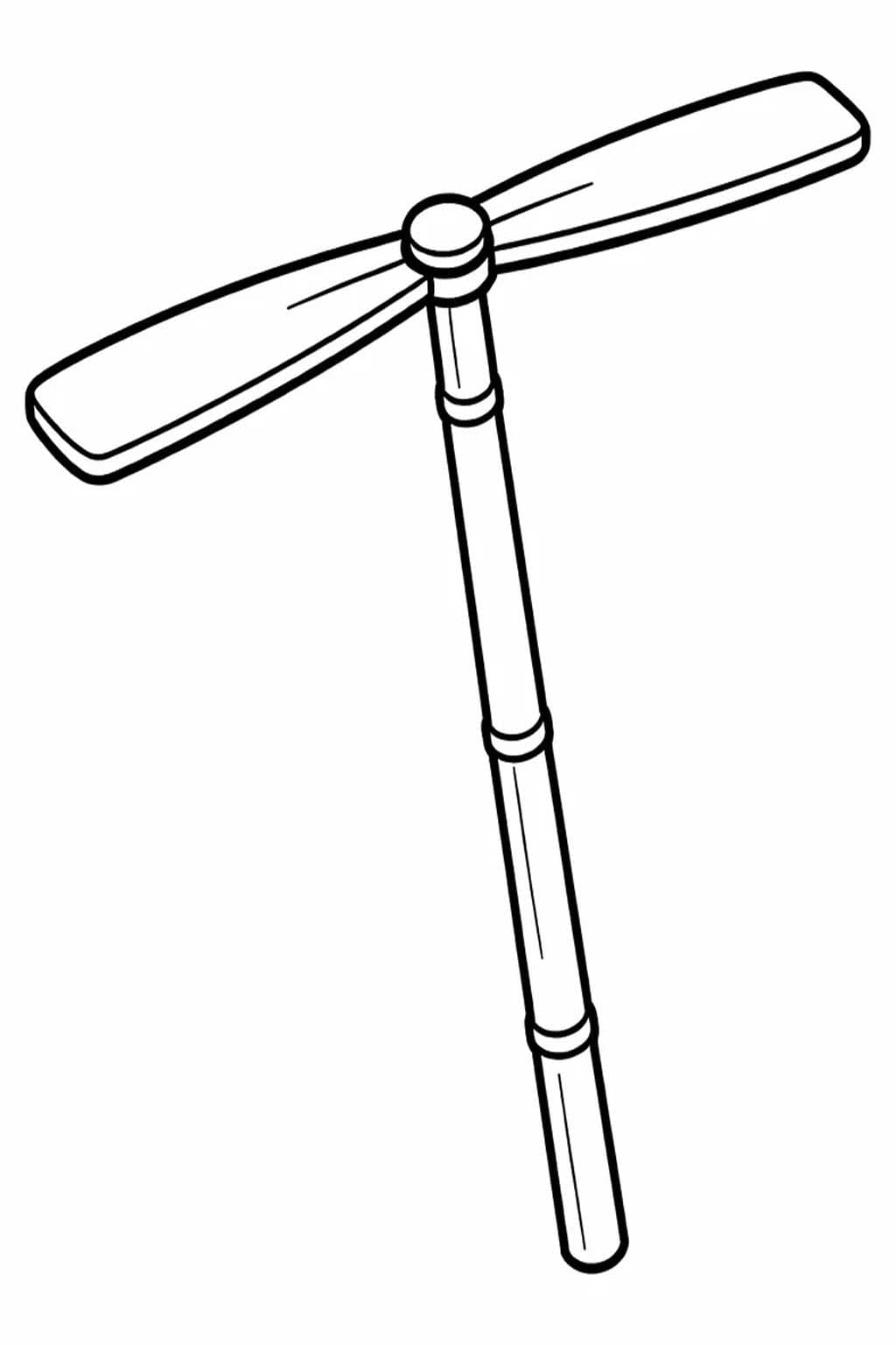 無料で印刷可能 竹とんぼ ぬりえ