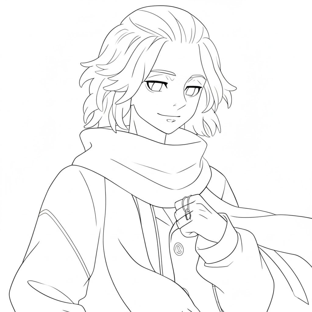 無料で印刷可能 東京卍リベンジャーズ 描く ぬりえ