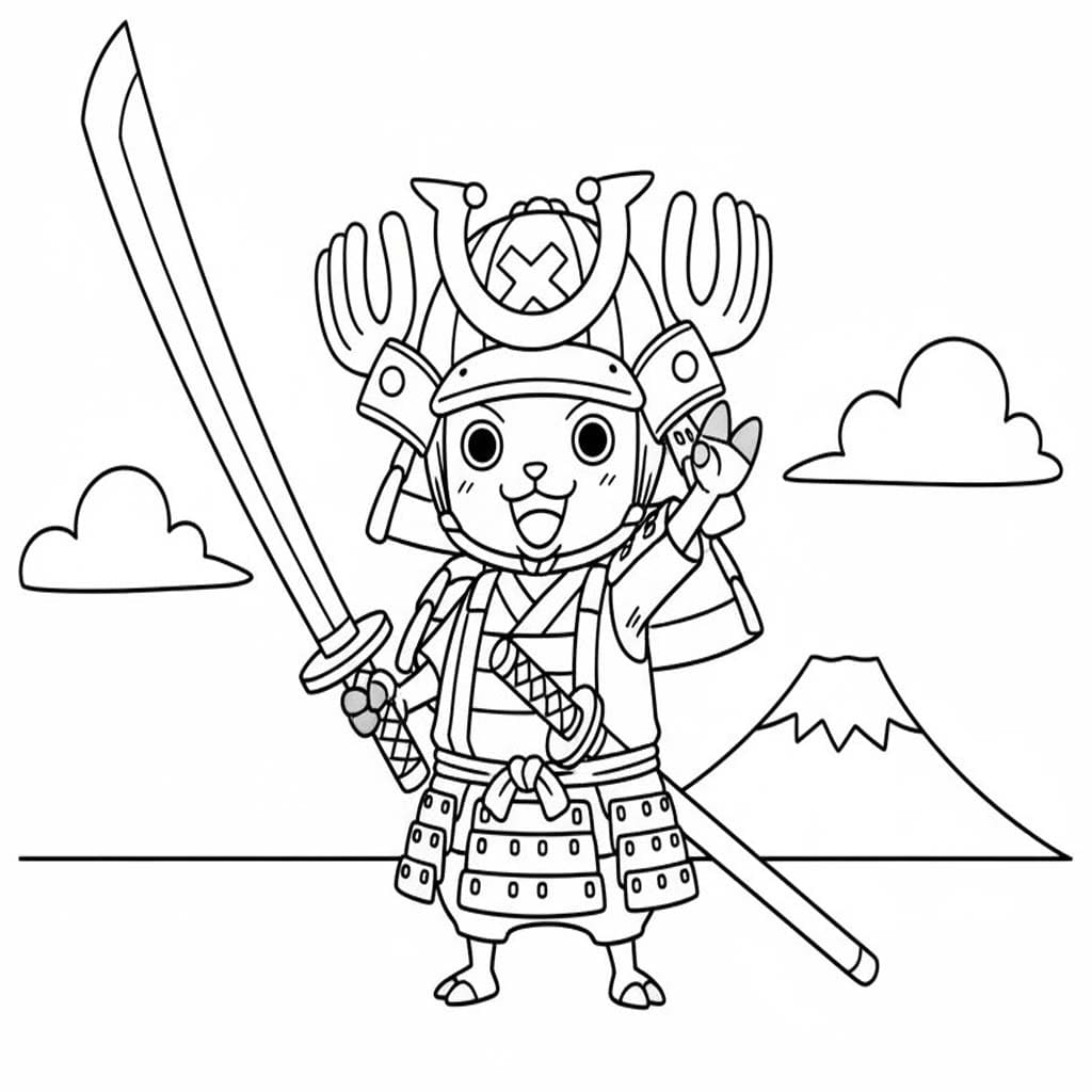 無料で印刷可能トニートニー・チョッパー ぬりえ