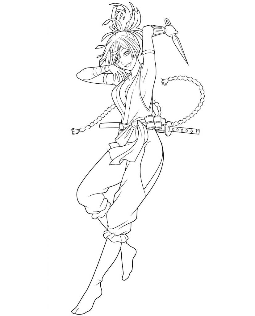 無料で 地獄楽 ぬりえ