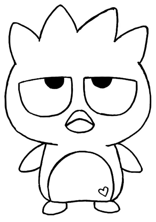 無料で描く バッドばつ丸 ぬりえ