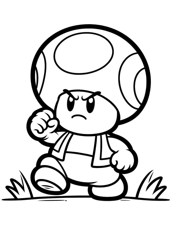 無料で キノピコ ぬりえ