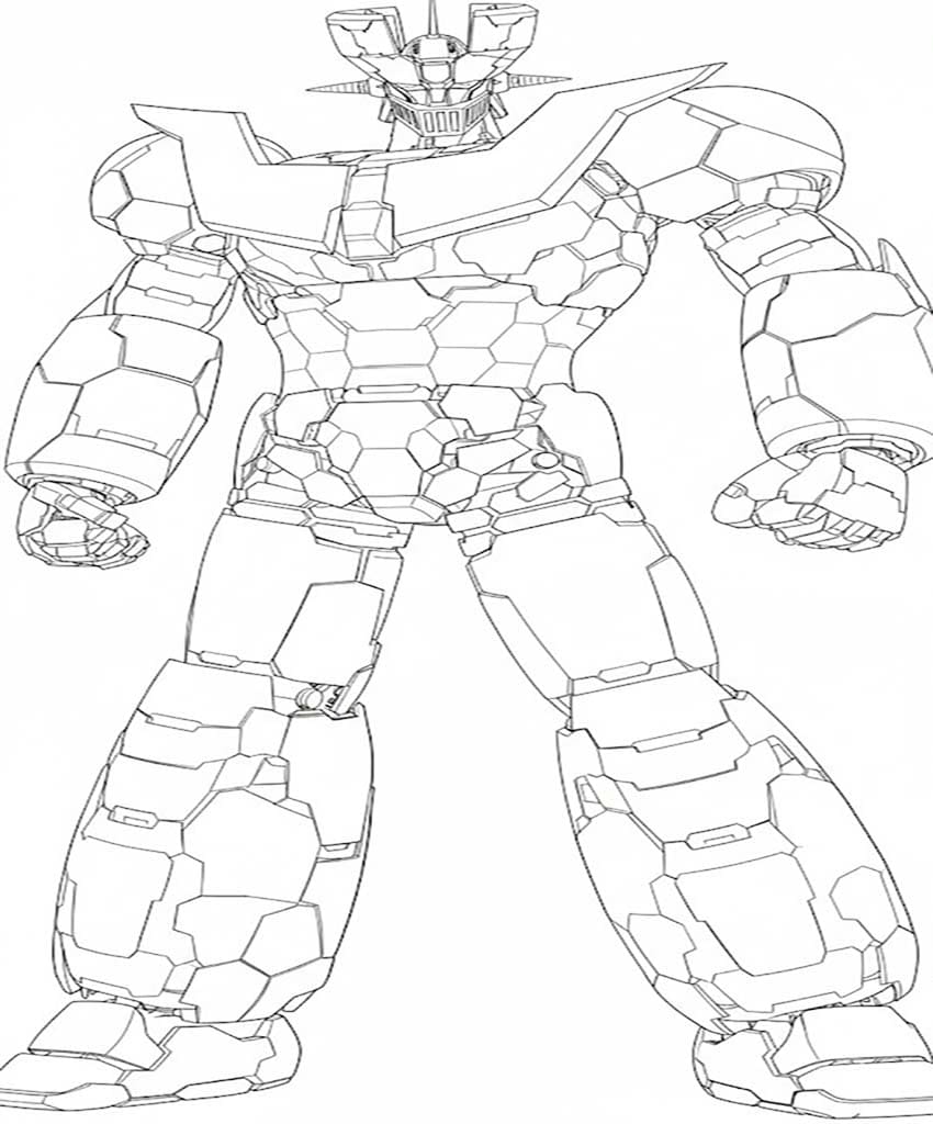 無料で マジンガーZ 描く ぬりえ