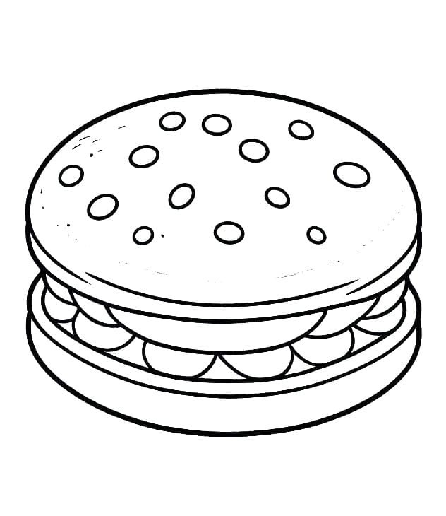 無料で マカロン ぬりえ