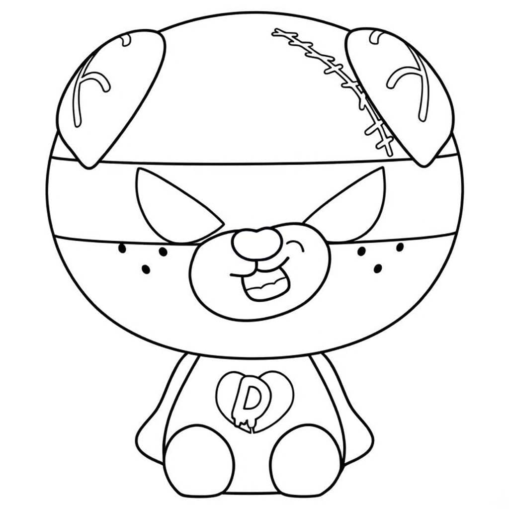 無料で みきゃん ぬりえ