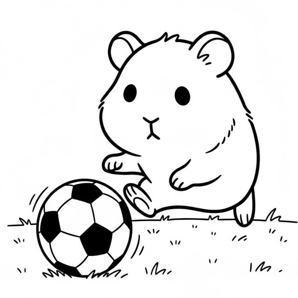 無料で モルモット ぬりえ